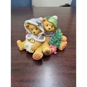 Cherished Teddies Cheryl & Carl “Wishing You A Cozy Christmas” Figure